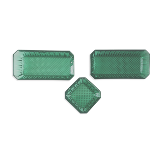 Emerald diamond tip ceremonial ramekins