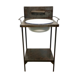 Vintage Industrial Hospital Wash Basin, 1960s