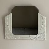 Art Deco mirror with beveled glass. 55x44