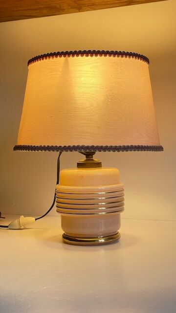 Clichy Glass Art Deco Lamp