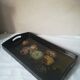 Painted wooden tray