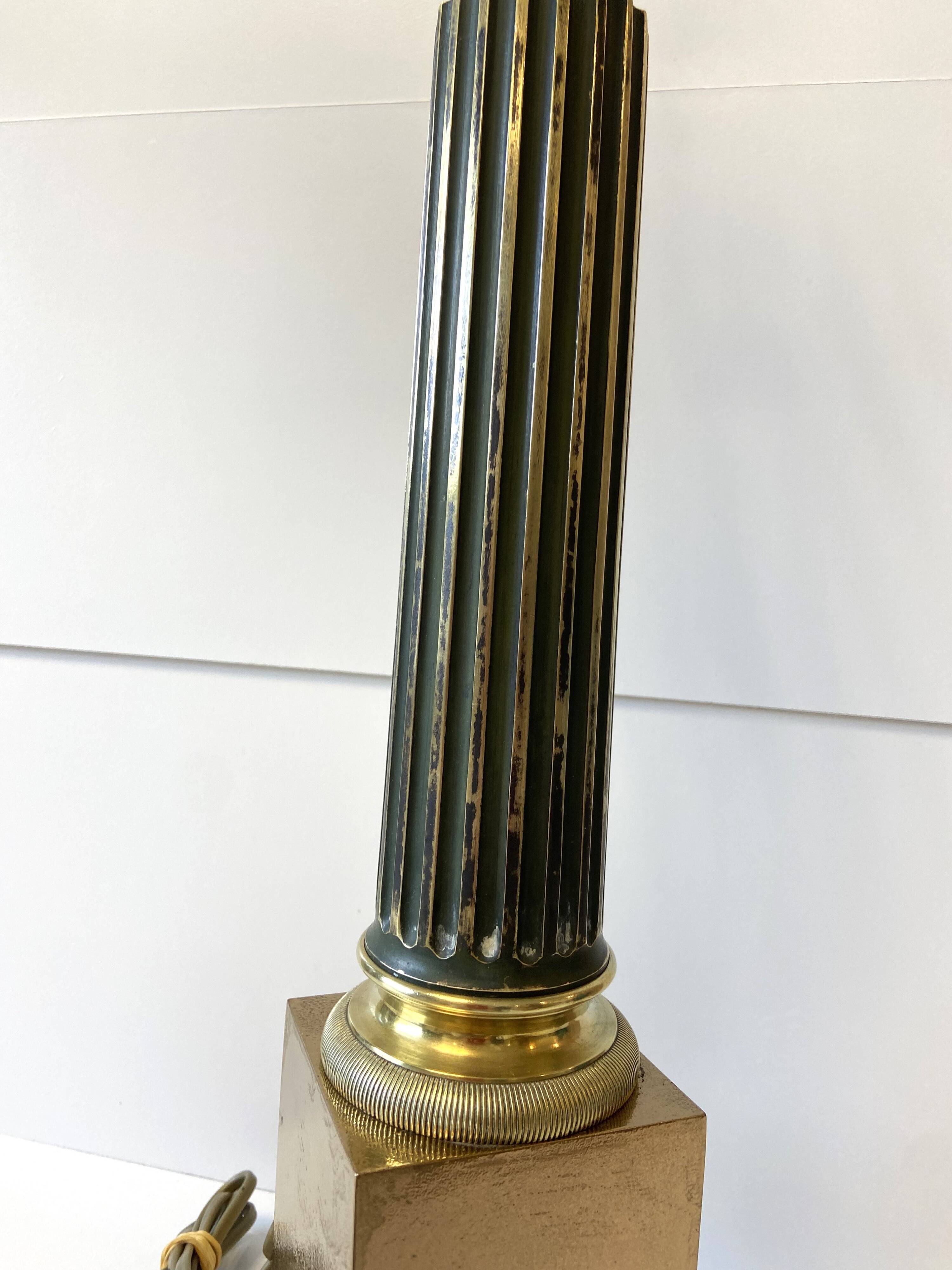 Large CARCEL Lamp in Gilded Bronze & Brass, Early 1800s Empire France