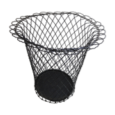 Paper braided metal basket 50's