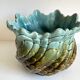 Pot cover slurry in ceramic enamelled vintage