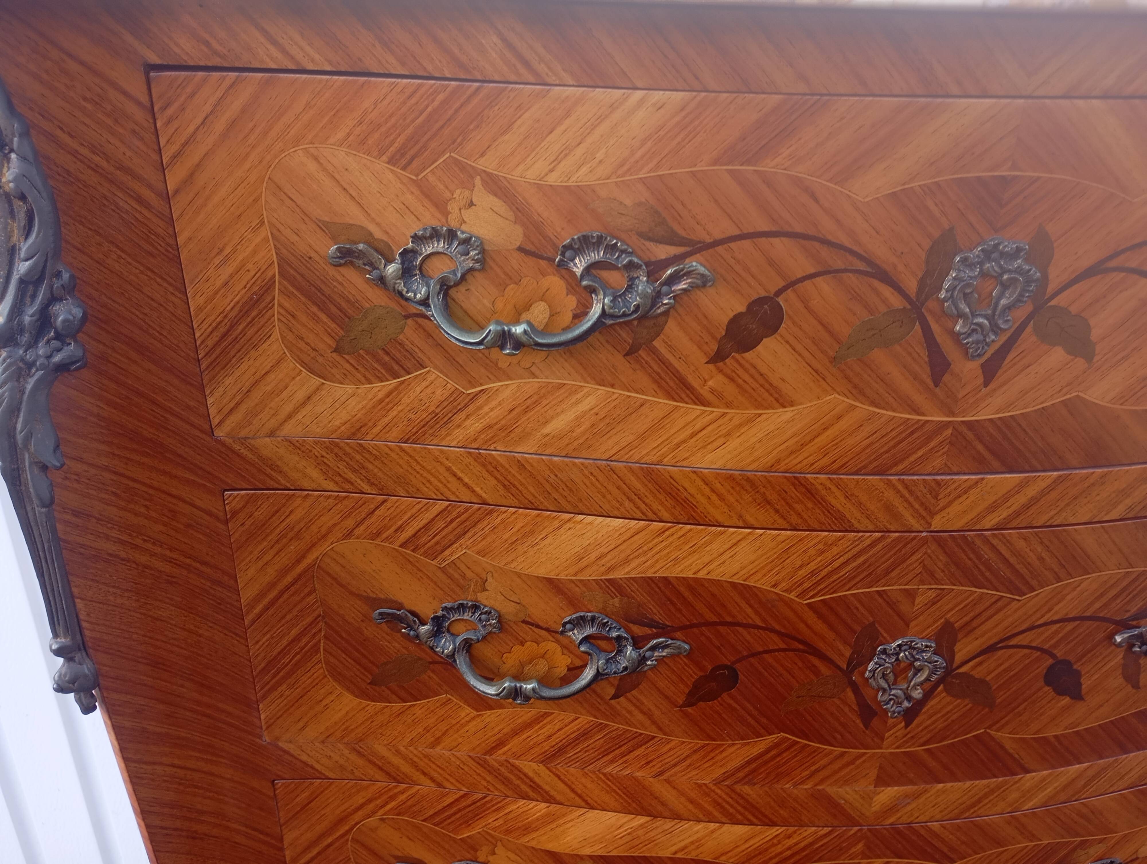 Louis XV style chest of drawers