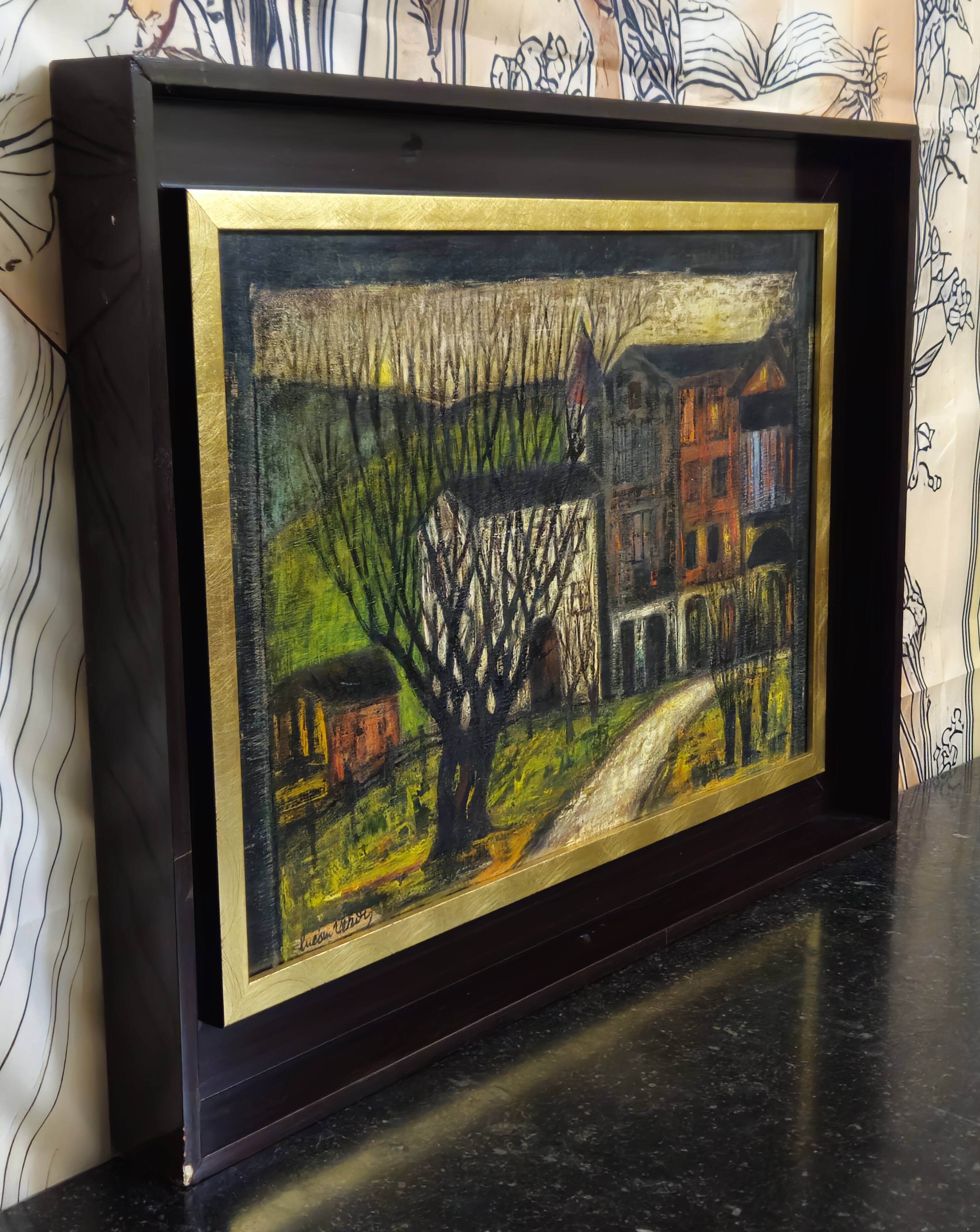 Lucien verdi title: the sage – val d'hérens (switzerland) oil on panel