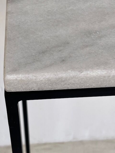 MARBLE CONSOLE IBIZA WHITE L100 X P30 X H85