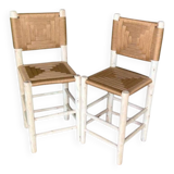 2 handmade craft stools 100cmx30cmx30cm