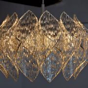 Lustre space age, effet givré en bakélite, France, 1970
