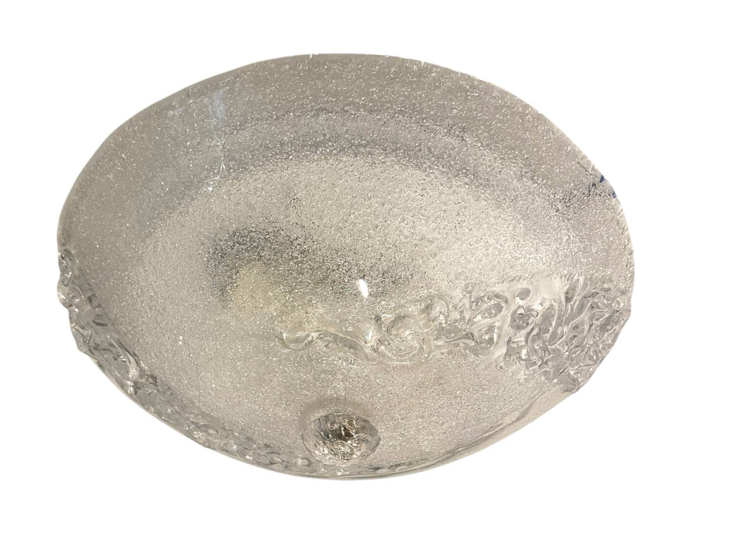 Murano Glass Flushmount Ceiling Light, Italy, 1990s