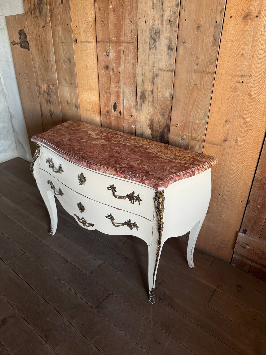 Louis XV style chest of drawers stamped Delorme