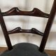 Set of four Italian Mid-Century Modern High Back dining chairs by Aldo Tura