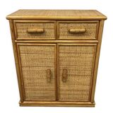 Small rattan and wicker buffet