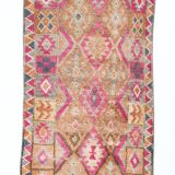 2x12 Narrow Vintage Runner Rug, 76x363Cm