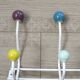 Modern Sputnik Wall Coat/Hat Rack – Space Age Colorful Wall Hanger 5540