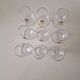 Suite de 10 verres à liqueur en cristal décor Napoléon Ier doré – cour