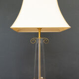 Les arcades lucite gold-plated brass table lamp