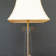 Les arcades lucite gold-plated brass table lamp