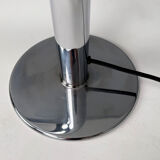 Large table lamp “Gulp,” chrome-plated, by Ingo Maurer for Design M, Germany, 1960s