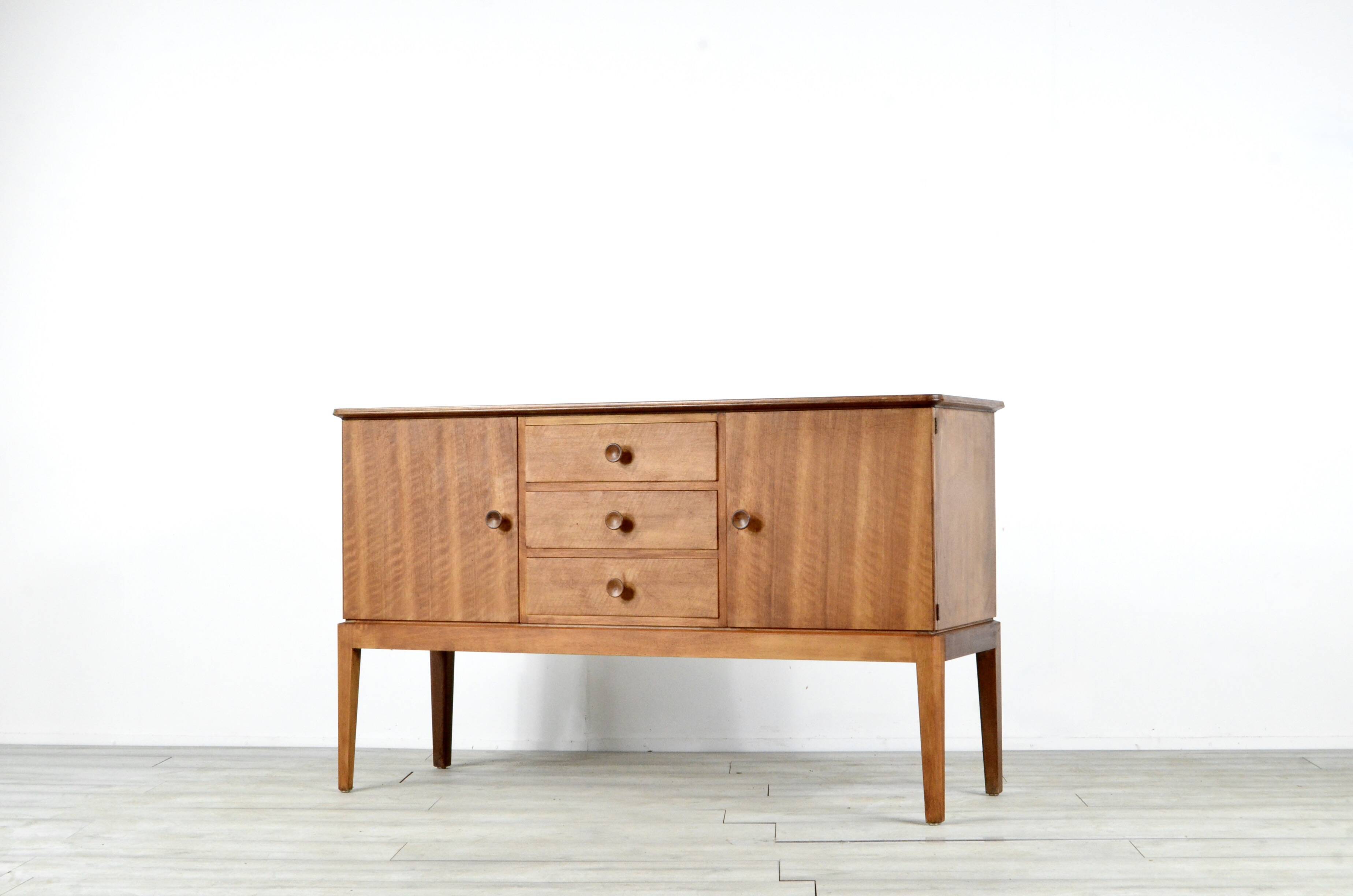 Midcentury Gordon Russell for Heal's walnut sideboard