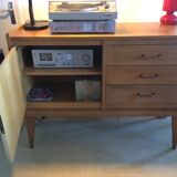 French vintage buffet oak furniture 50/60