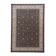 Tapis d'orient noir floral AKKA - Laine