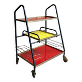 Vintage Bar Serving 1960's Red & Yellow