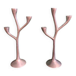 Paire de bougeoir vintage