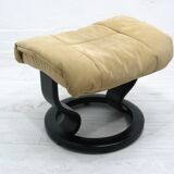 Upholstered  stool or ottoman, 1980s