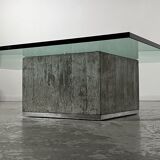 Table basse modèle Sapo par Sergio et Giorgio Saporiti pour Saporiti Italia années 70