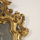 Antique baroque mirrors from the mid-18th century, mercury mirror.