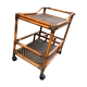 Vintage rattan rolling dessert