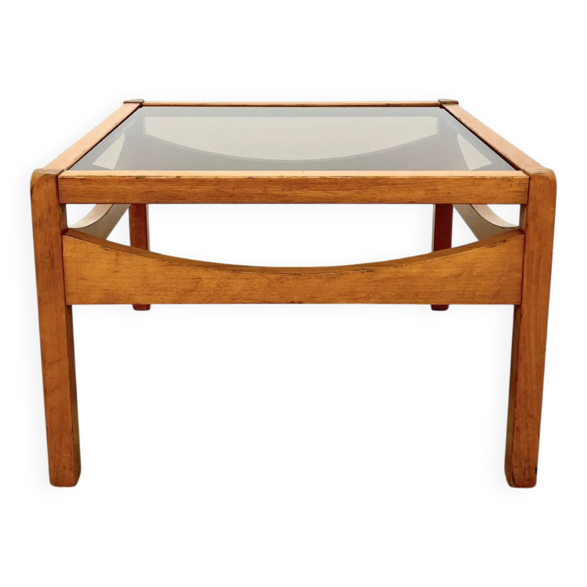 "Reverso" Coffee Table Structure – New Bronze Glass