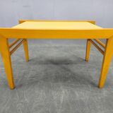 Mid Century Beech Plant Stands with Umakart Tops, 1970s Set