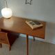 Vintage Scandinavian desk with a floating top and splayed legs - 1960.
