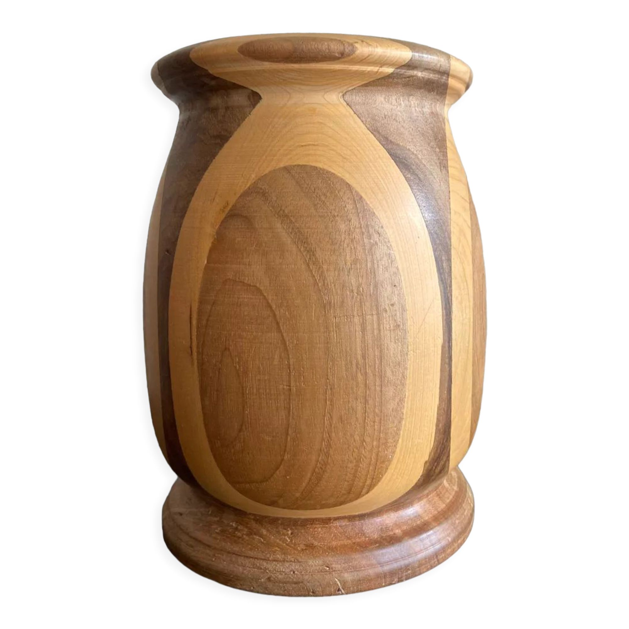 Wooden vase 70s