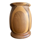 Wooden vase 70s