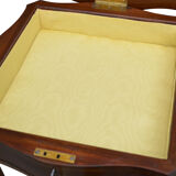 Edwards and Roberts mahogany and inlaid display table