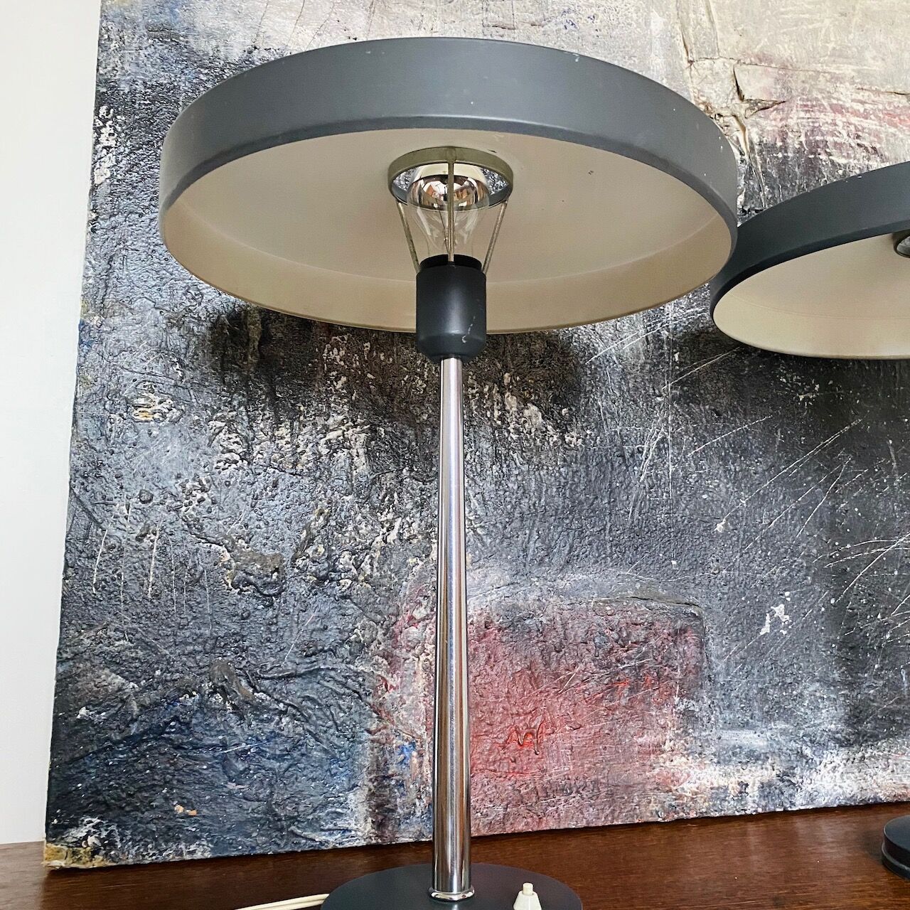 Pair of Timor desk lamps by Louis Kalff