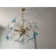 Italian Sputnik Butterfly Chandelier in Murano Glass, Venini Style