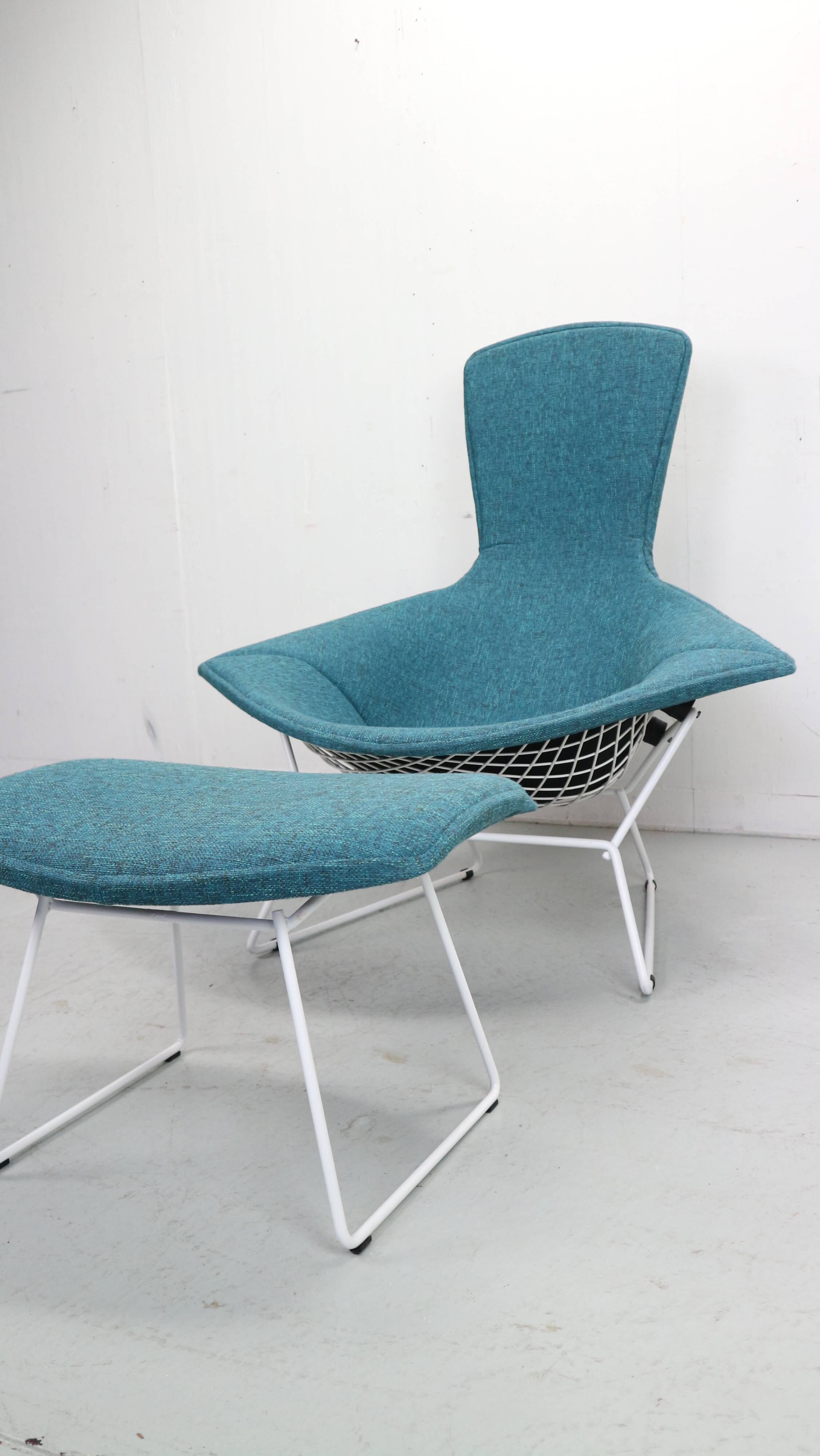 Harry Bertoia for Knoll International Bird Chair and Ottoman