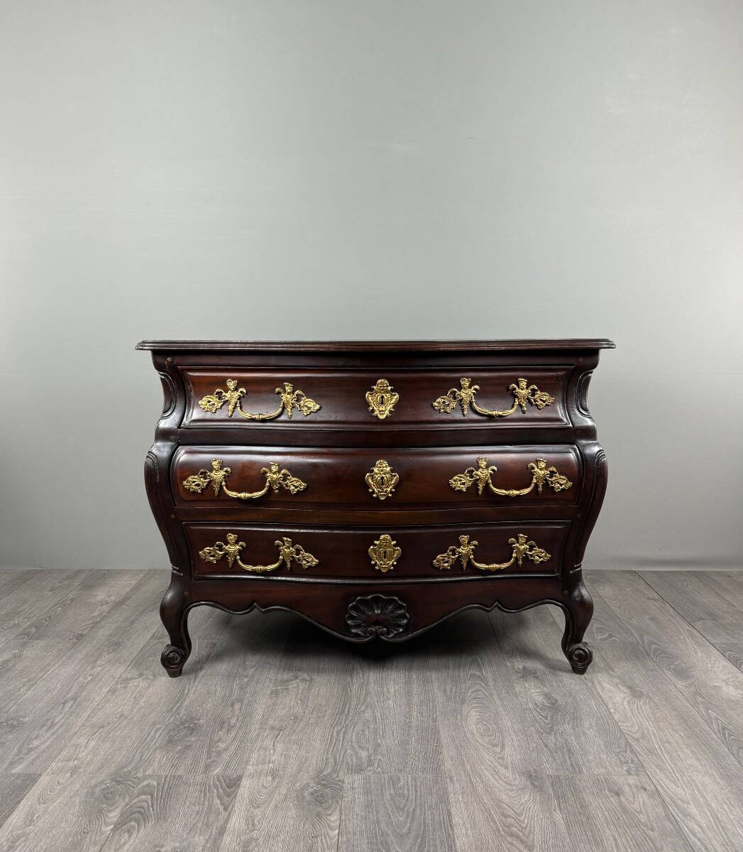 Louis XV style bombé commode, Napoleon III period