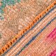 2x12 Rug For Kitchen Orange Herki Vintage Runner Rug, 73x369Cm