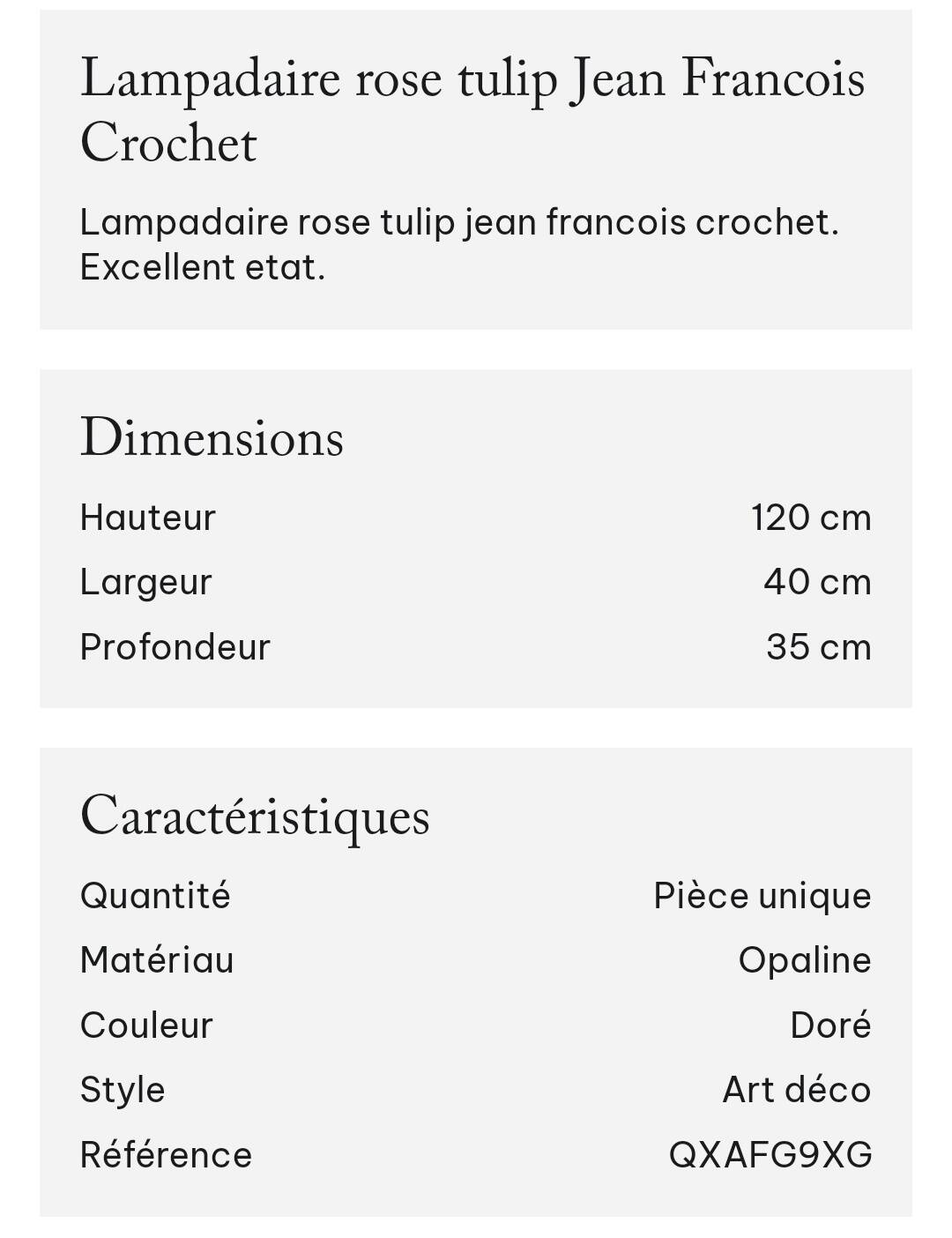 RoseTulip lamp by Jean Francois crochet