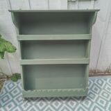 Patinated wooden shelf