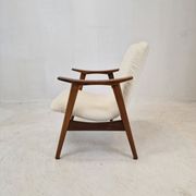 Mid Century Teak Wébé Armchair by Louis van Teeffelen, 1960's