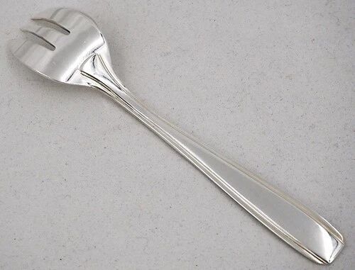 12 Art Deco oyster forks Ercuis in silver-plated metal