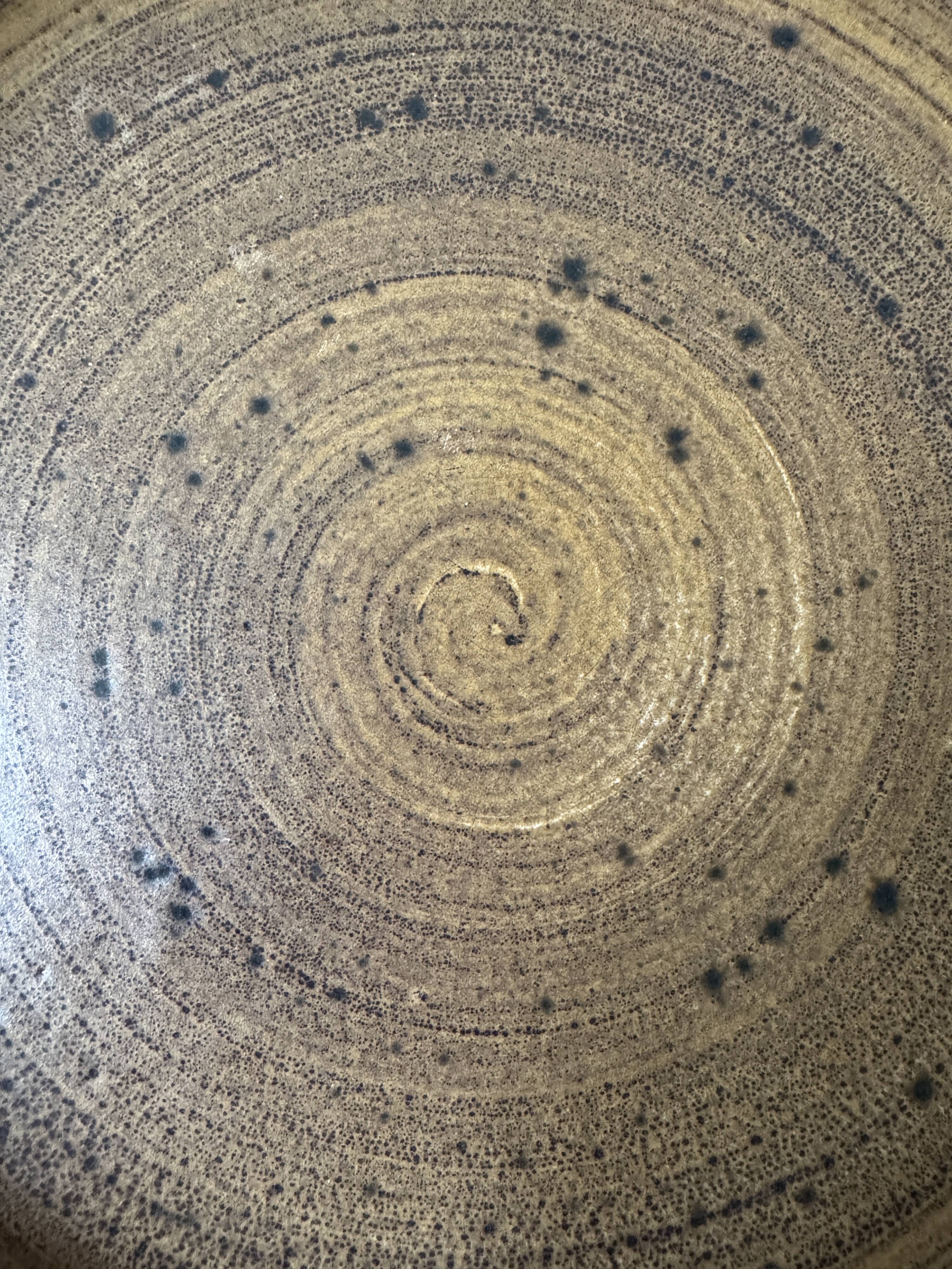 Ceramic pie dish (turned stoneware) France 1960