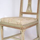 Un ensemble de 2 chaises de style gustavien des années 1880