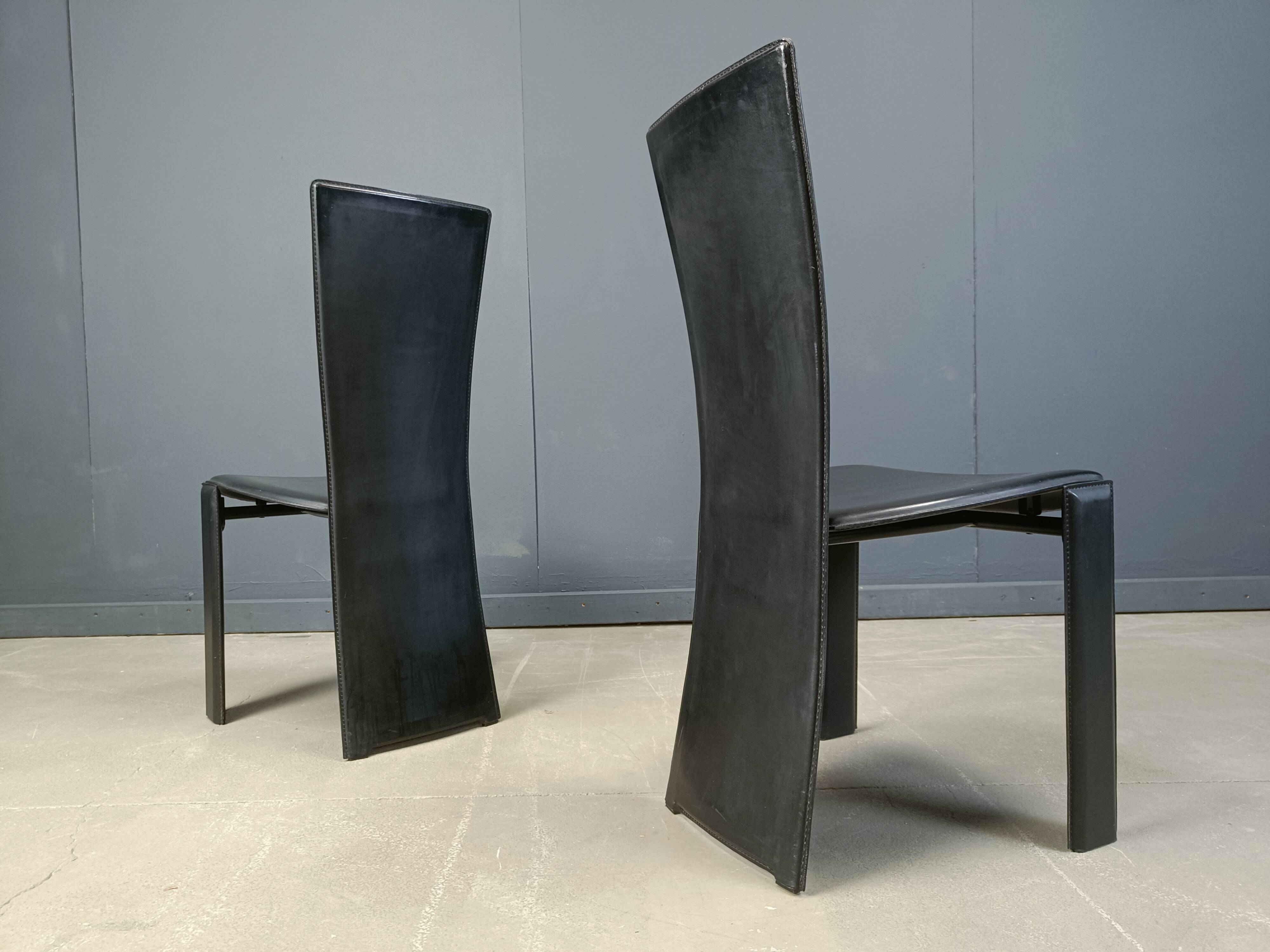 Vintage dining chairs by Pietro costantini, 1980s, set of 6